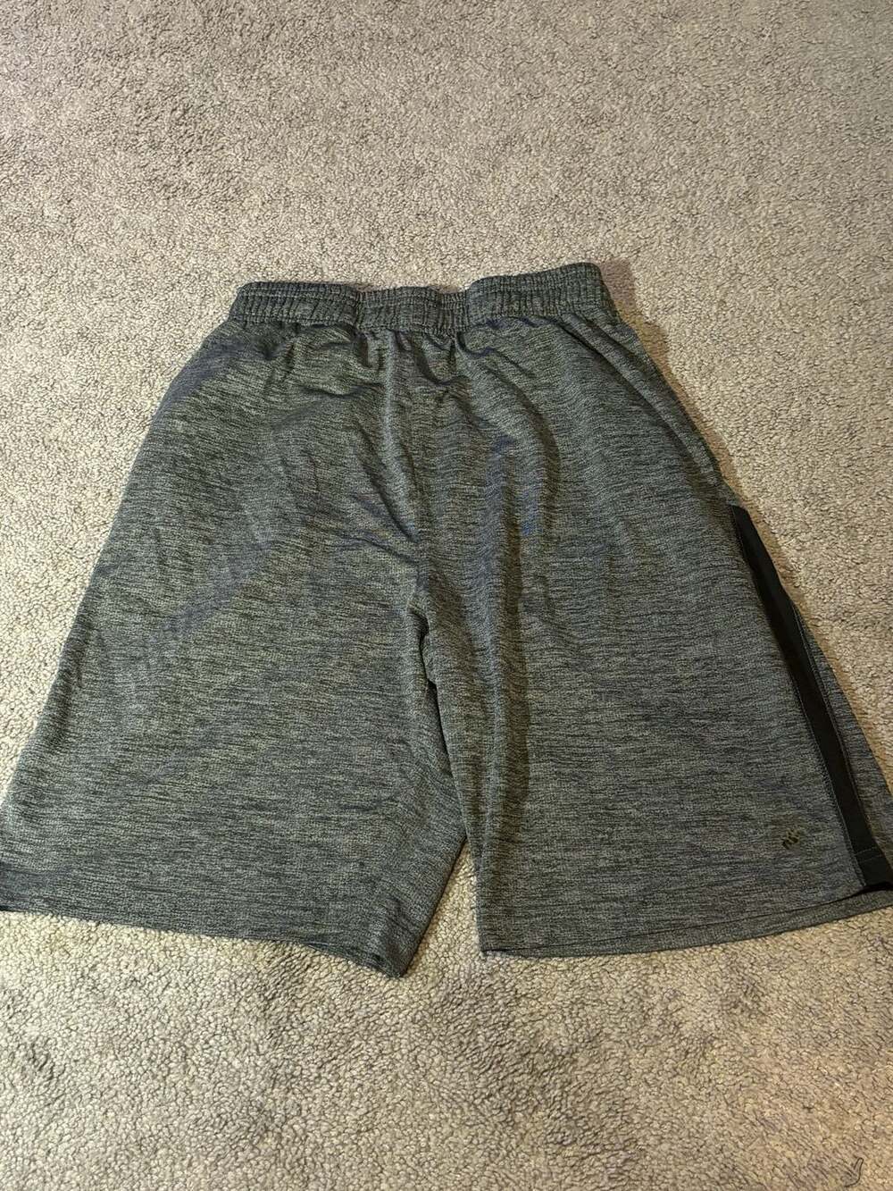 Beverly Hills Polo Club Men's Rapid Dry Tech Drawstring Shorts L Black Heather